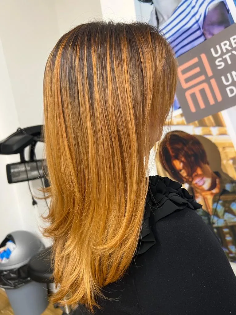 Copper Tones Balayage